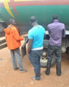 the suspects paraded by the NSCDC