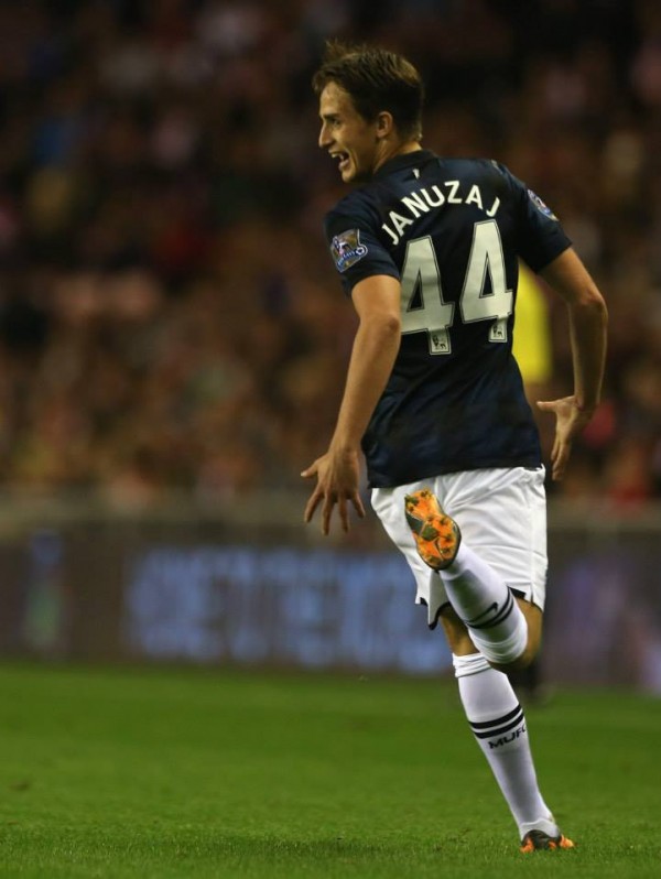 Adrian Januzaj Celebrates His Second Goal.