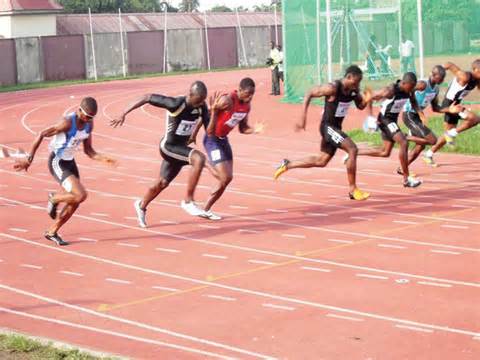 Young Athletes at the Cross River States Athletics Championships. 