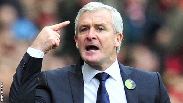 Getty Image: Mark Hughes Will Look to Earn Another Victory at Old Trafford on Saturday.