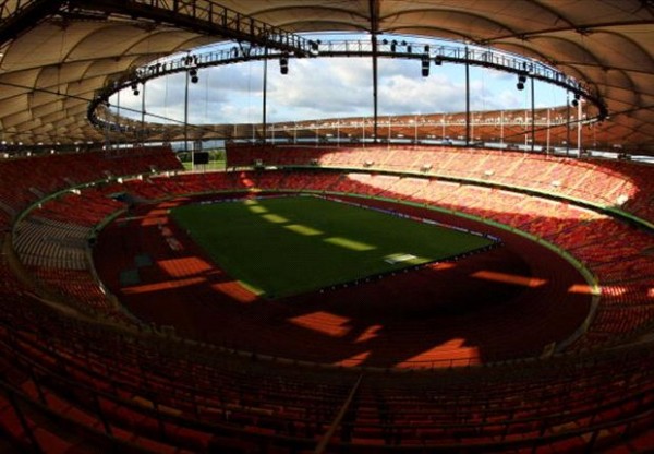 Refurbished Pitch of the Abuja national Stadium.