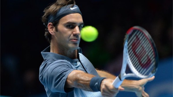Getty Image: Roger Federer Sets Up Rafael Nadal in London's ATP Tour Finals Semis.
