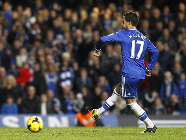 Eden Hazard Kept His Cool to Score Chelsea's Late Equaliser Against West Brom. 