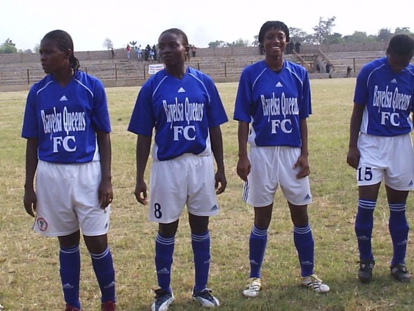 Players of Bayelsa Queens Football Club.