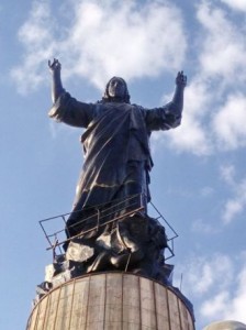 jesus statue Syria