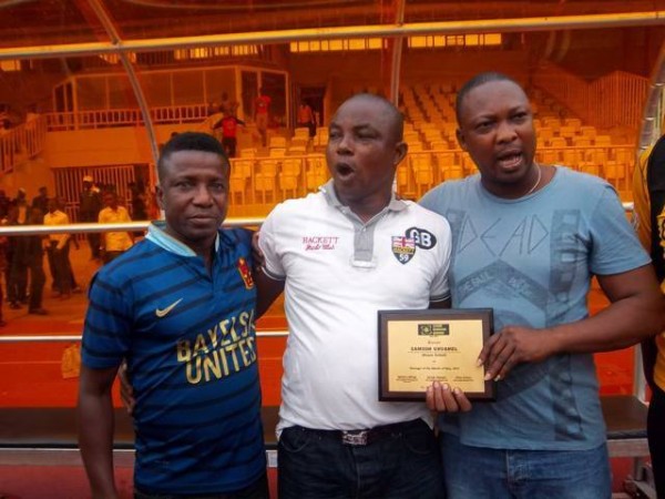 Kwara United Coach Samson Unuanel and His Crew.