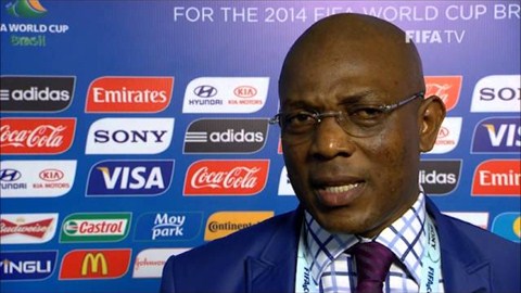 © Fifa TV: Keshi Admits to Having Little Knowledge About Bosnia-Herzegovina and Iran at the Final 2014 World Cup Draw in Brazil.