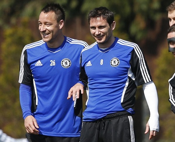 Image: Reuters. John Terry and Franck Lampard Will Be Out of Contract at the End of the Season. 