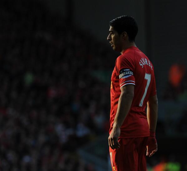 Luis Suarez Scored Twice in Liverpool's 3-1 Win Over Cardiff.