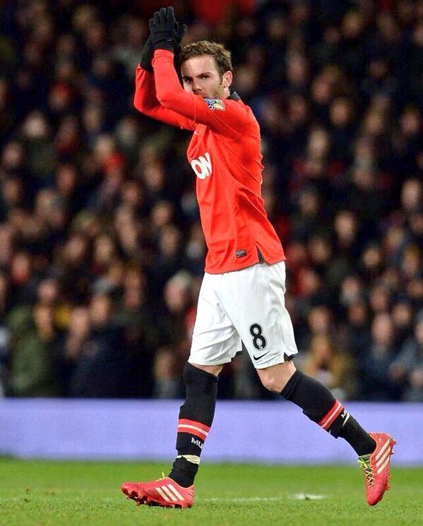 Juan Mata Created United's Opening Goal in the 2-0 Win Over Cardiff City.