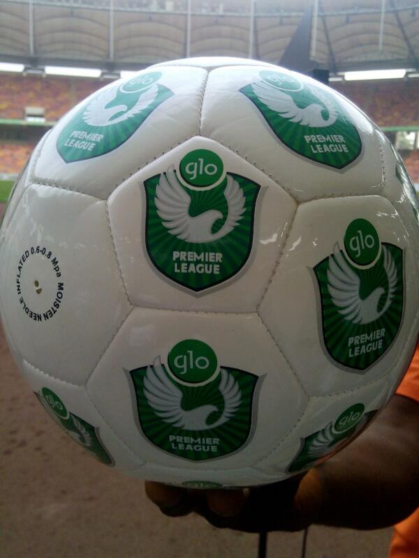 The Official Match Ball for the 2013/14 Glo Premier League.  