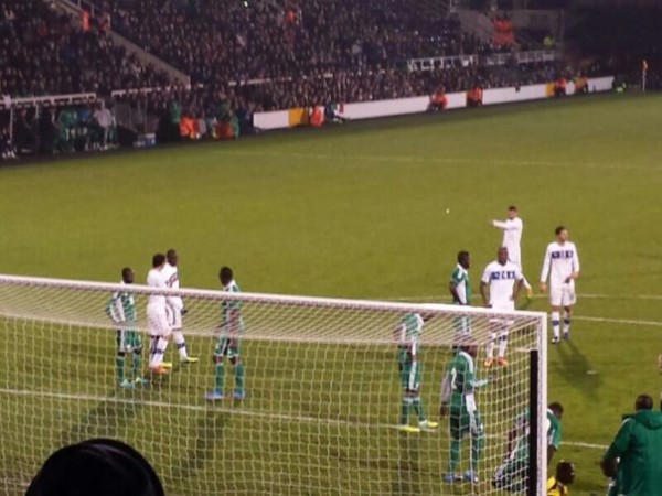 Italy Forced Nigeria to a 2-2 Draw at Craven Cottage on November 18, 2013.
