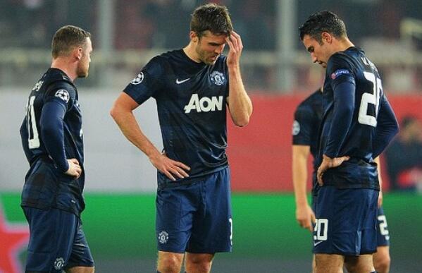 Moyes Takes Responsibility of United's 2-0 Loss in Greece.