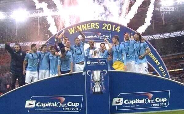 Manchester City Clinches Capital One Cup.