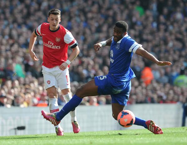 Mesut Ozil Put a Difficult Week Past Him With a Goal in Arsenal's 4-1 Win Over Everton. 