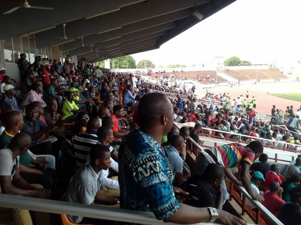Supporters Gathered at the Nnamdi Azikiwe Stadium for a Glo Premier League Match. 
