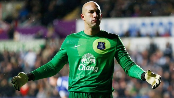 Tim Howard is Everton's 22nd Best in Terms of Club Appearances.  