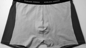 A prototype pair of Wireless Armour pants. Pic: Indiegogo/Joseph Perkins