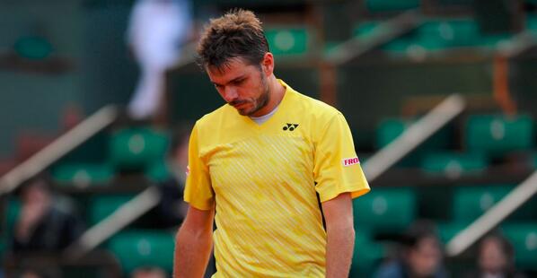 Wawrinka Becomes Casualty Number One of the French Open, Knocked Out in Round One By Garcia Lopez.