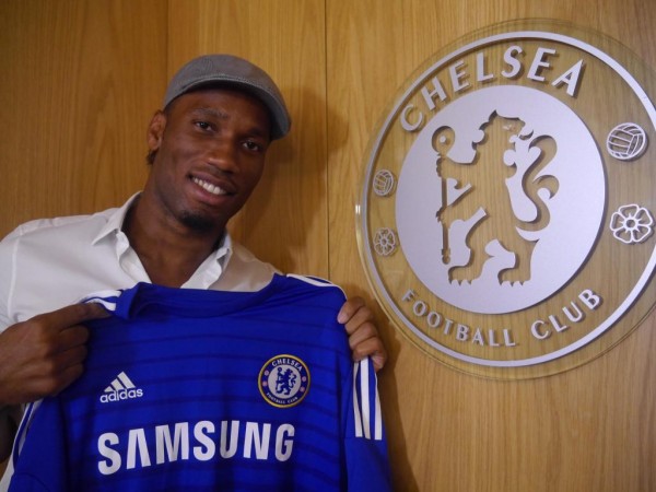 Ddidier Drogba Returns To Chelsea Two Years After His Sad Exit. Image: Chelsea FC.