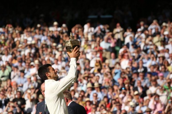 Novak Djokovic Relishes Wimbledon 2014 Success. Image: AELTC.