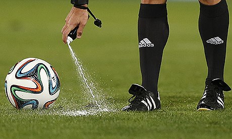 The Vanishing Spray Was First Used in Fifa Tournament at the Brazil World Cup.