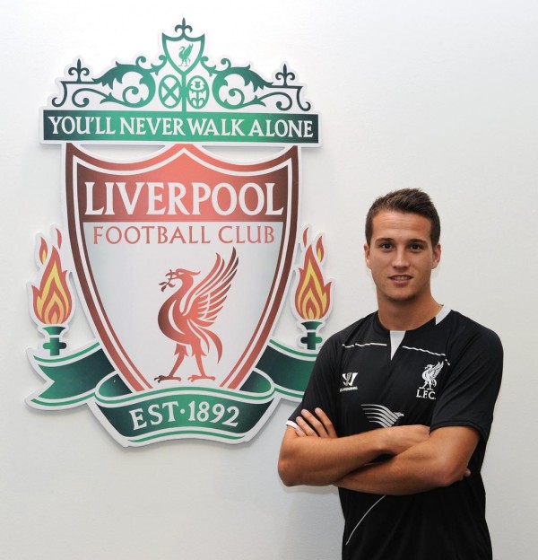 Javier Manquillo Joins Liverpool from Atletico on a Two-year Loan Deal. Image: Twitter @LFC.