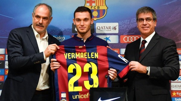 Thomas Vermaelen Joined Barca from Arsenal in August.