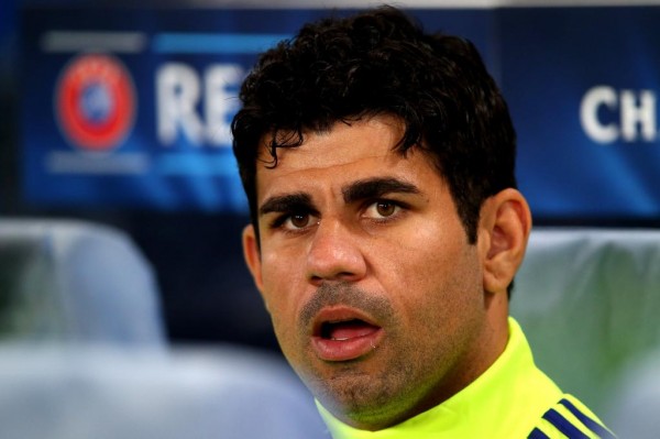 Diego Costa Started from the Bench Against Schalke. Image: Getty.