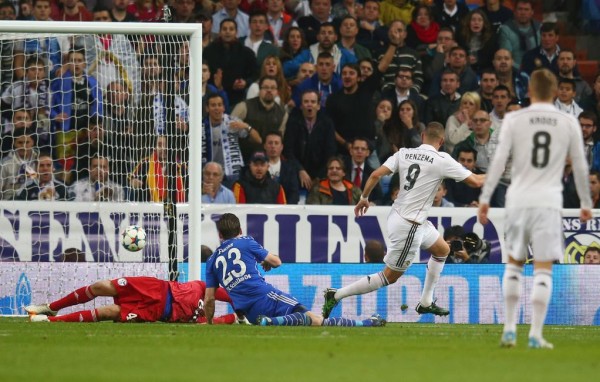 Karim Benzema Placed Real Madrid in the Lead After the Break. Image: AFP/Getty.