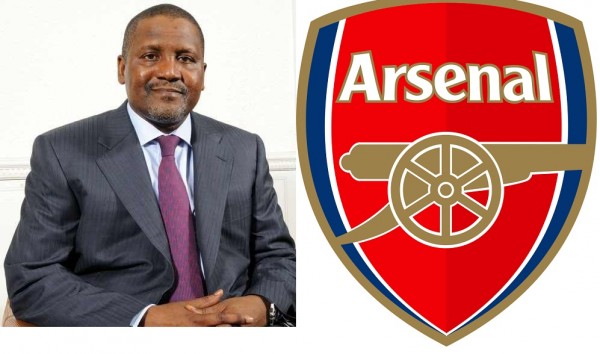 Dangote-eager-to-buy-Arsenal-after-setting-up-oil-refining-business