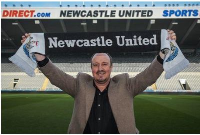 benitez newcastle appoint rafa coach