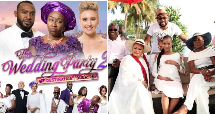 the wedding party nigerian movie wedding dress