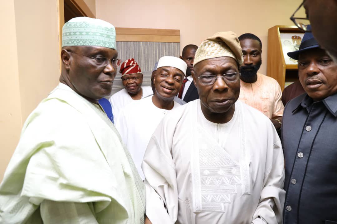 Atiku Abubakar and Former President Obasanjo