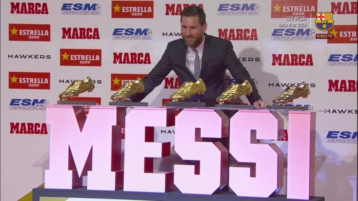 Lionel Messi Wins Historic 5th European Golden Shoe Award Information Nigeria