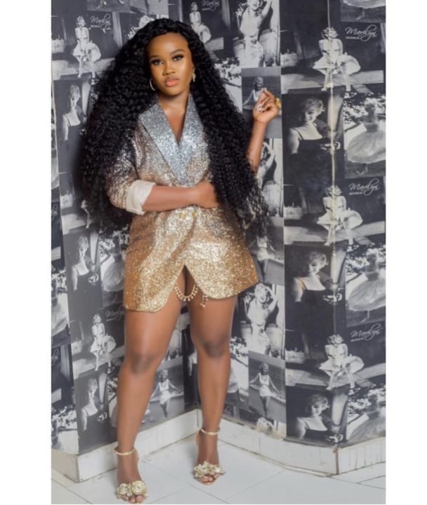[Photos]: Cee-C steps out in super sexy Lingerie for Bam Bam's 30th birthday bash