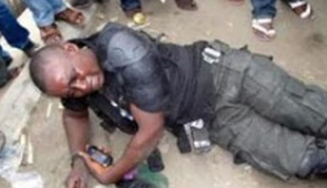 Drama As Soldier Was Beaten To Pulp In Apapa