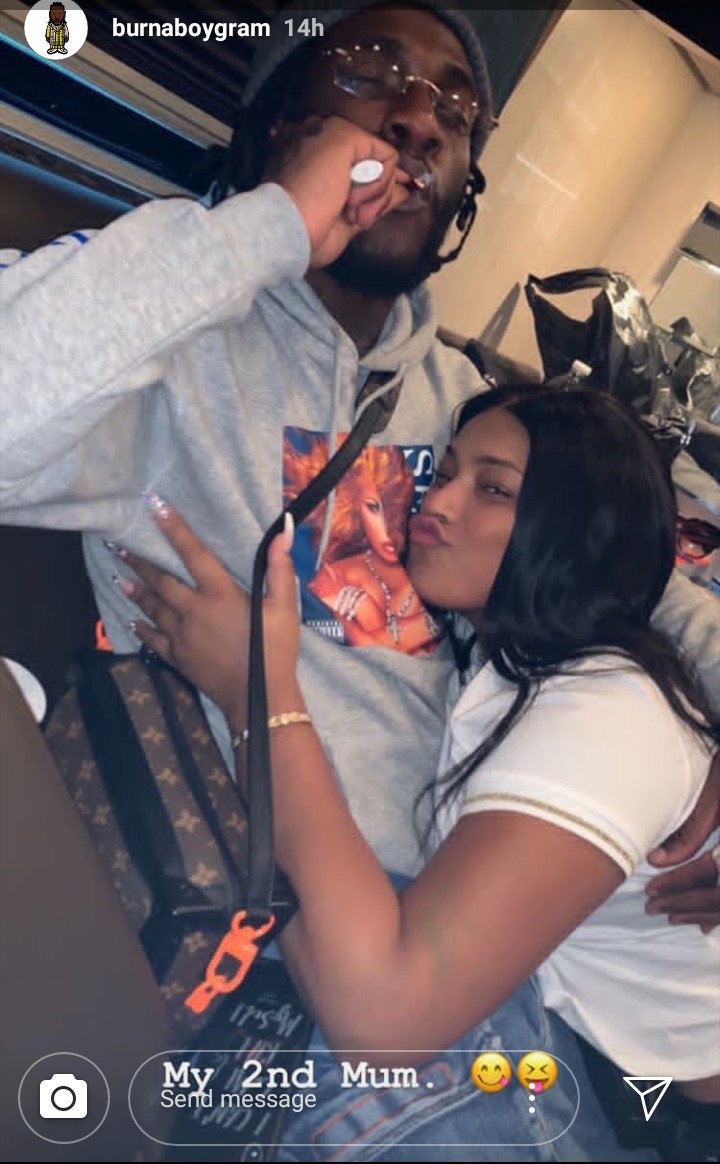 [Pictures]: Burna Boy Calls Stefflon Don His Mum on Mother's Day ...