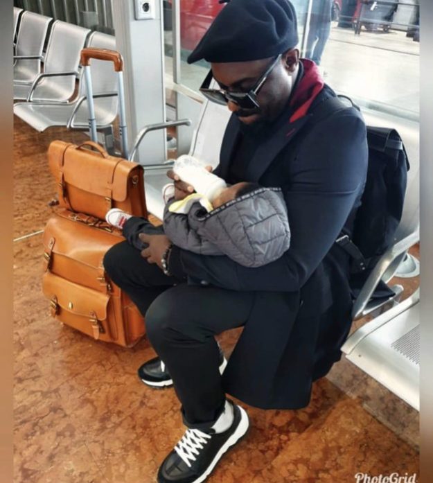 Jim Iyke cries for 20 minutes after separating from his son