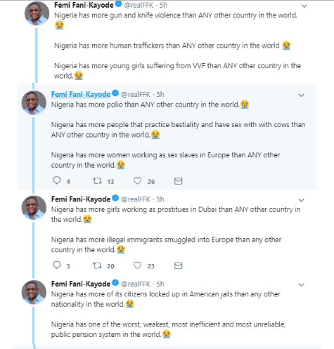 'There are more Nigerian prostitutes in Dubai than any other nationality' - FFK