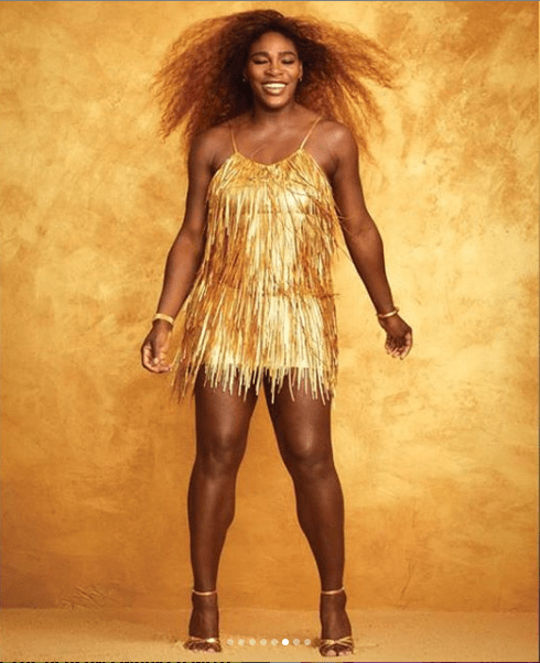 [Photos]: Serena Williams Is Semi Naked On The Cover Of Harper Bazaar