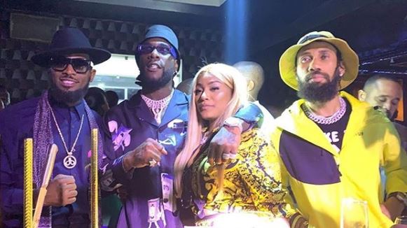 D'Banj, Burna Boy, Stefflon Don and Phyno