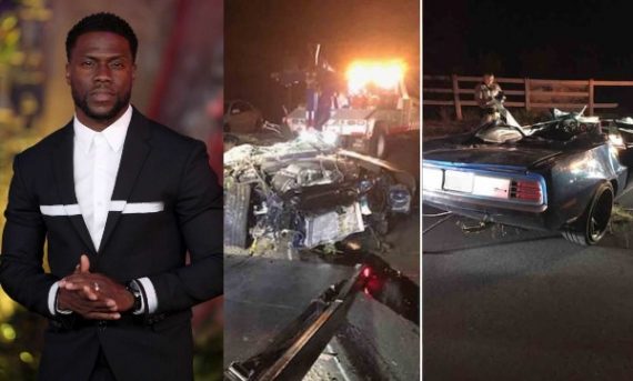 American Comedian Kevin Hart Suffers Spinal Injury In Car Crash