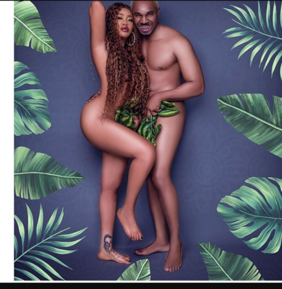 Toyin Lawani And Pretty Mike Pose Nude Together In New Photoshoot