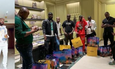 Zlatan Ibile, Davido and crew members