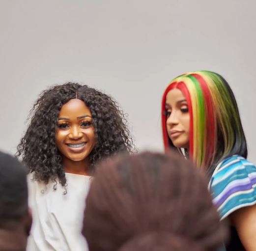 Ghanaian celebrity, Akuapem Poloo and Cardi B