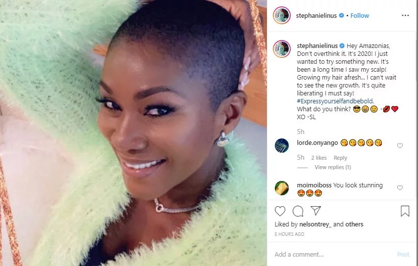 My Husband Had Fun Cutting My Hair' - Actress Stephanie Okereke-Linus