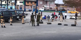 The fitness enthusiasts being punished by soldiers