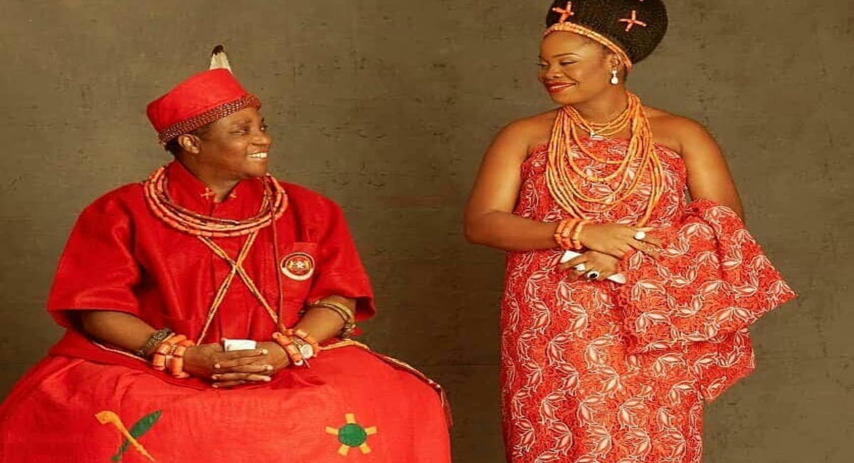 Oba of Benin and Queen Iyayota