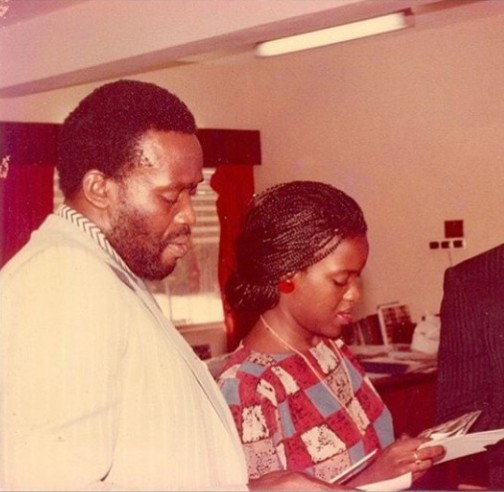 Nollywood couple, Olu Jacobs, Joke Silva